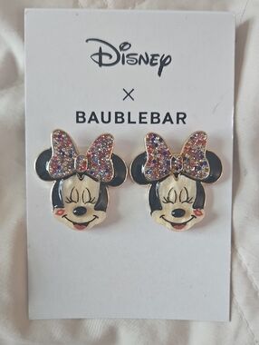 Disney X BaubleBar Minnir Mouse Earrings
